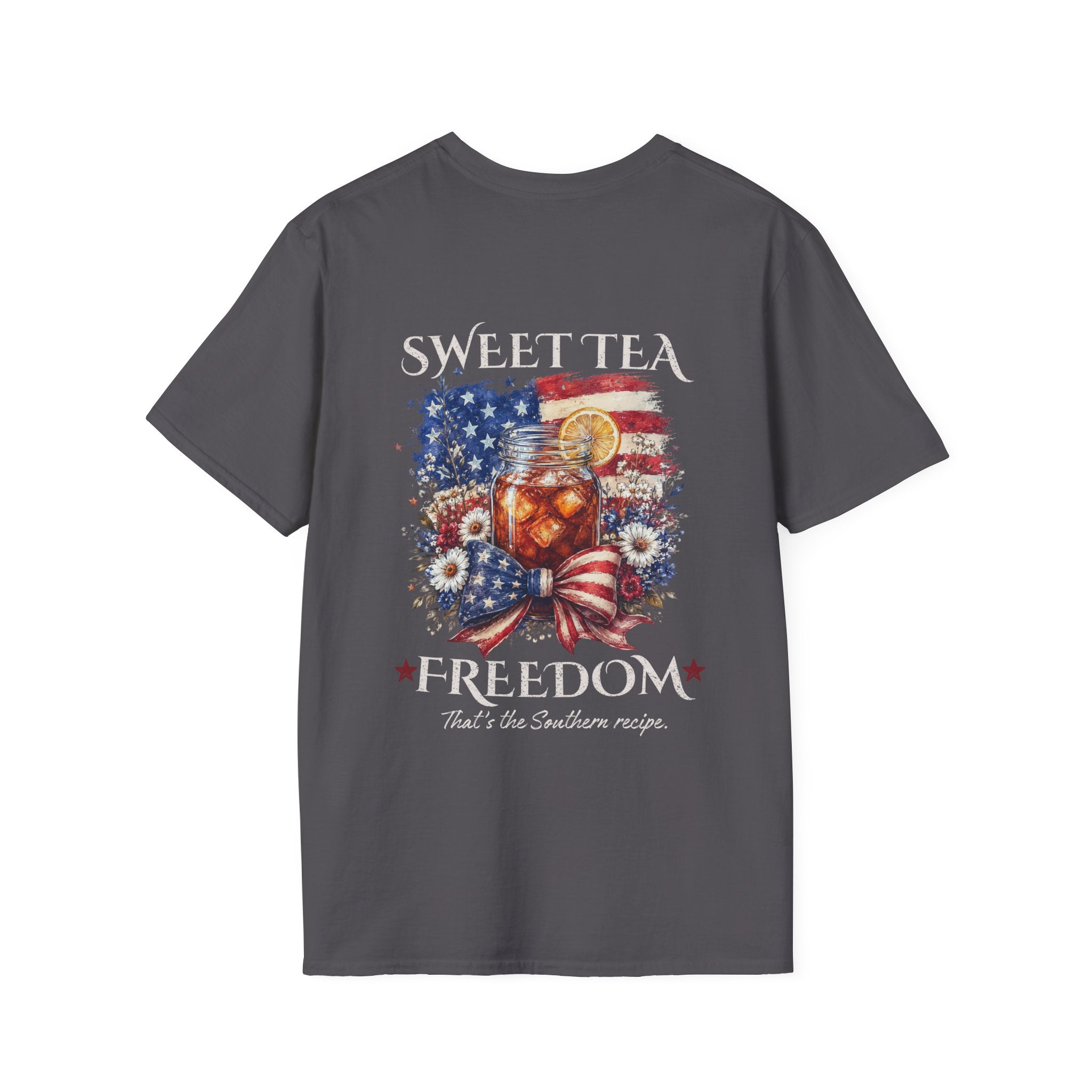 Sweet Tea & Freedom – Patriotic Southern Tee