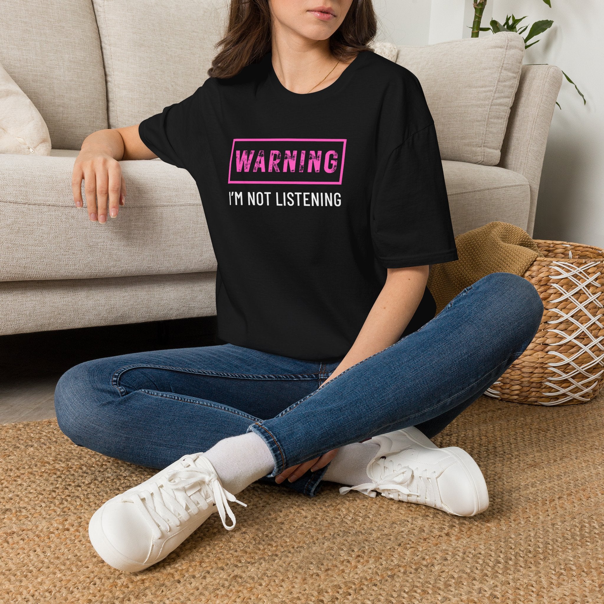Warning - I'm Not Listening Tee