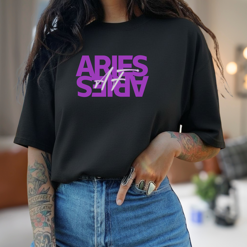 Aries AF Savage Zodiac Tee