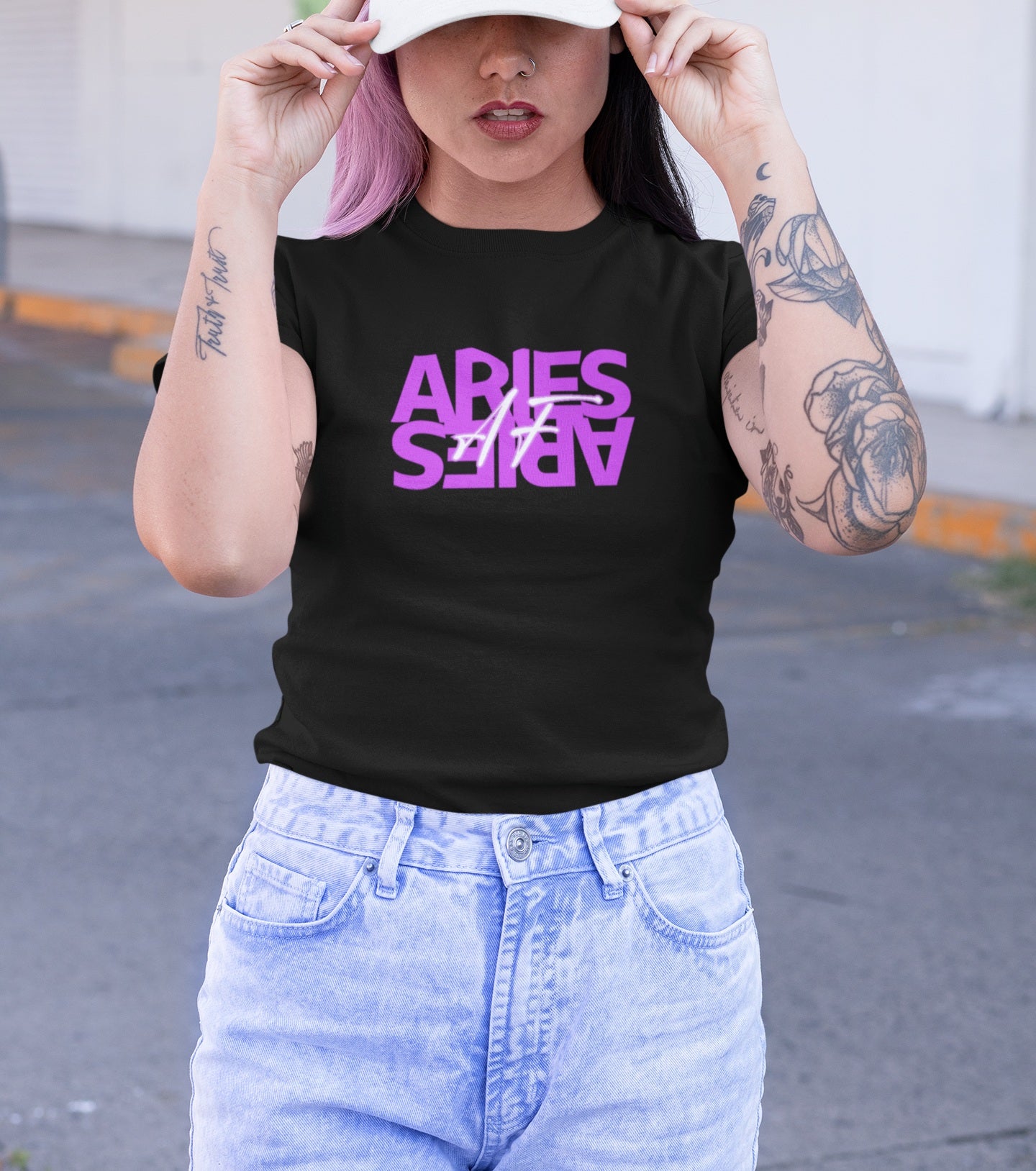 Aries AF  Savage Zodiac Tee