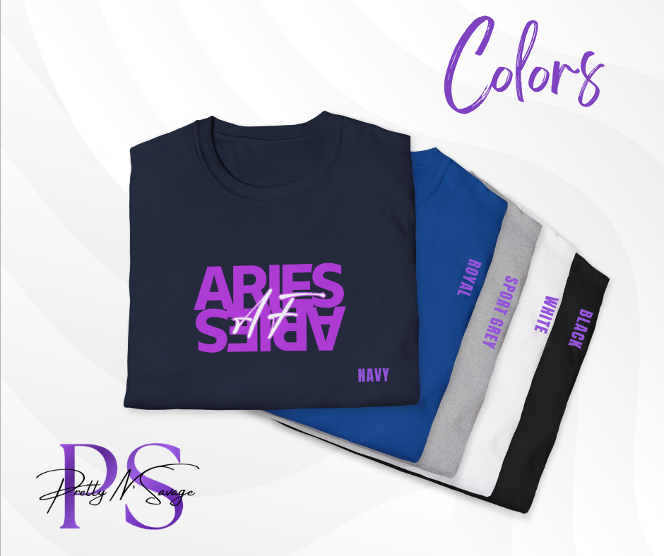 Aries AF  Savage Zodiac Tee