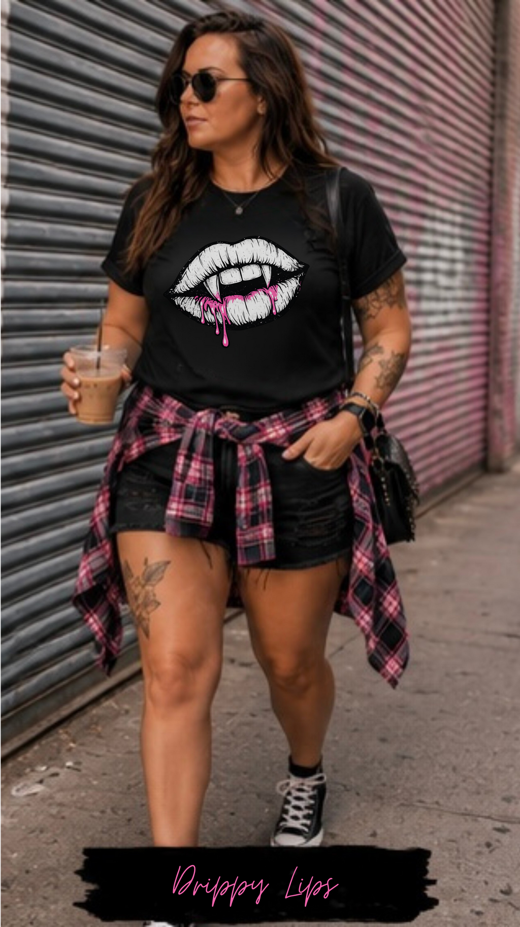 Pretty N’ Savage Dripping Lips Tee