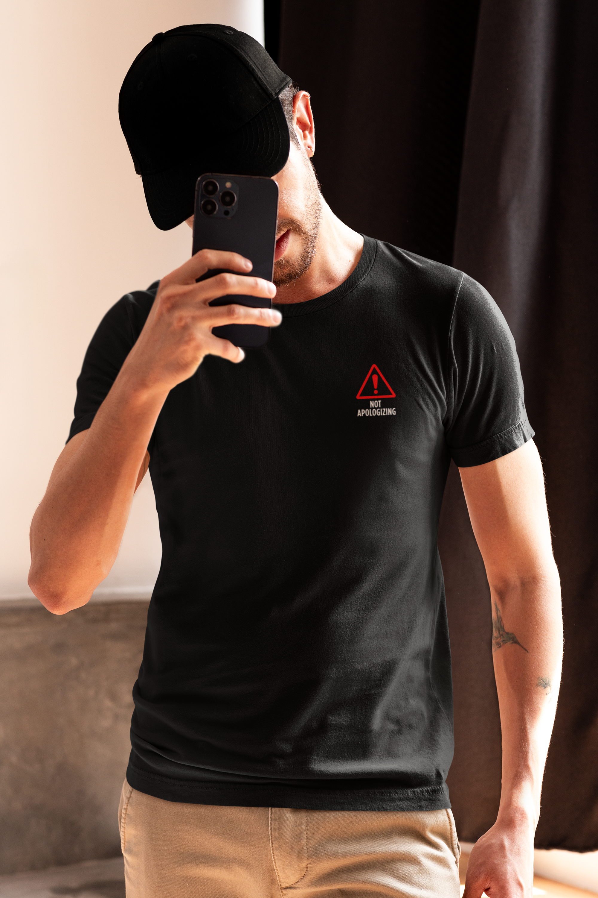 Men's Graphic Tee - Not Apologizing – Boundaries in Bold